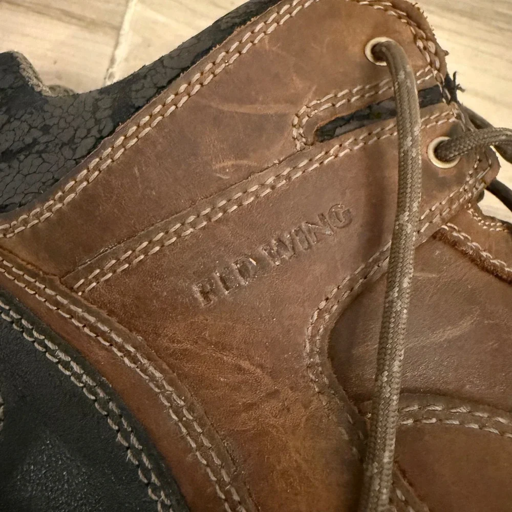 Red Wing TruHiker 6692 Safety Toe Work Boots Mens Brown Leather Size 11.5 D